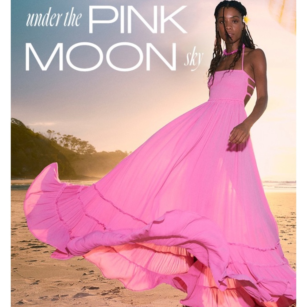 Free People Extratropical Maxi Dress in Candy Coated Pink 🌸💓🩷